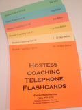 Hostess Coaching Telephone Flashcards
